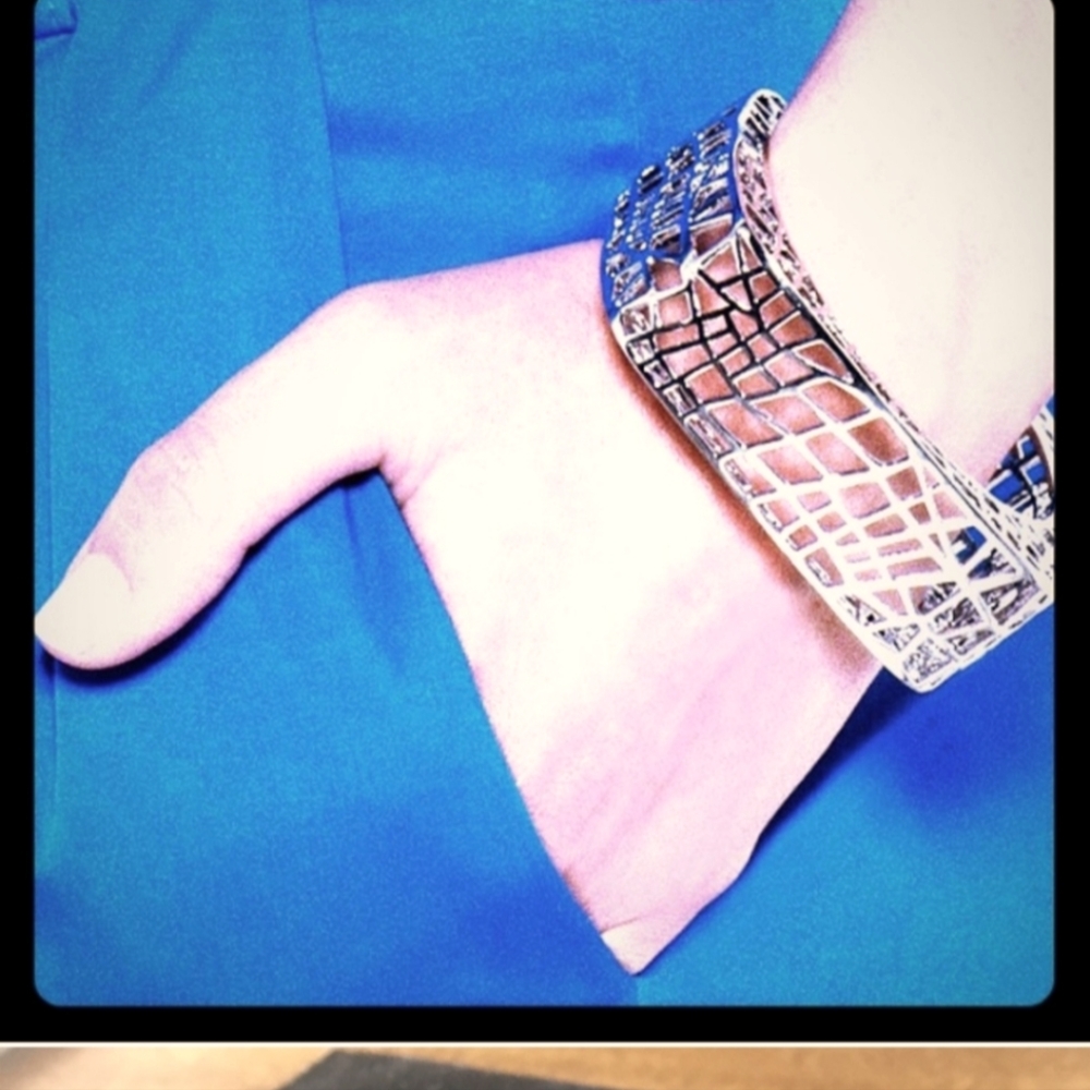 Jewelmint RARE Birdcage Pewter Bangle Collectible